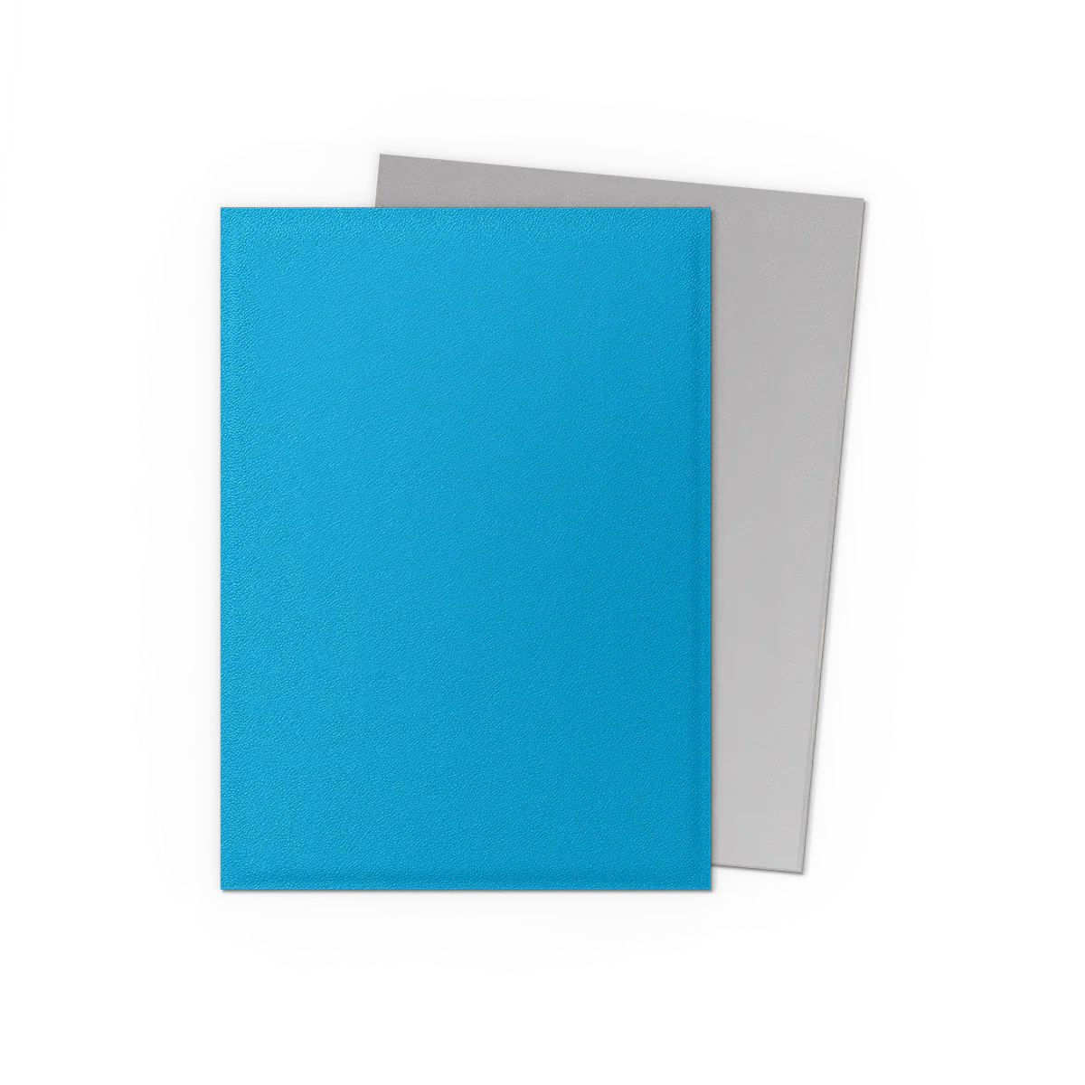 Dragon Shield: Sleeves – Matte Dual – Sky Blue & Silver - PokéBox Australia