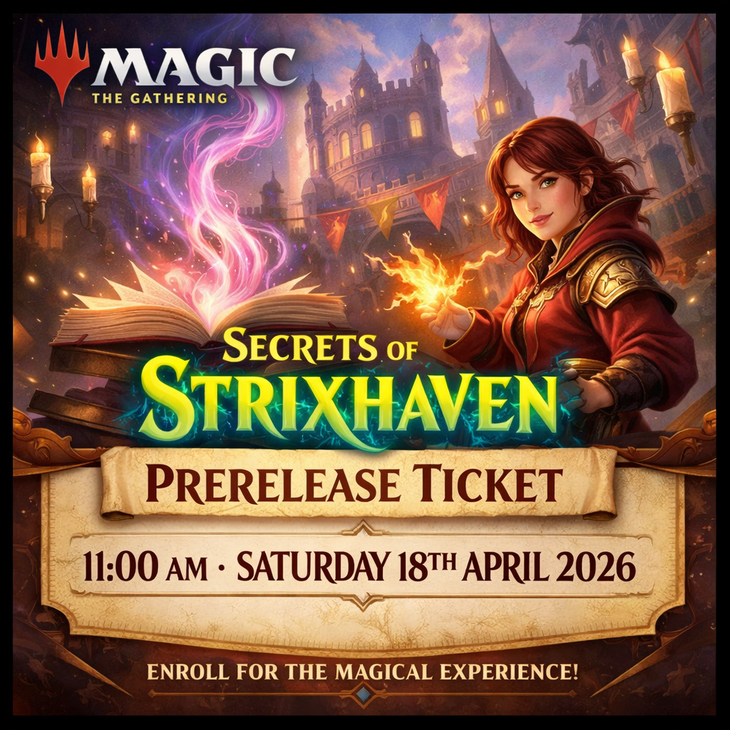 Magic The Gathering | Secrets of Strixhaven - Prerelease Ticket - 11:00 AM Saturday 18th April 2026 - PokéBox Australia