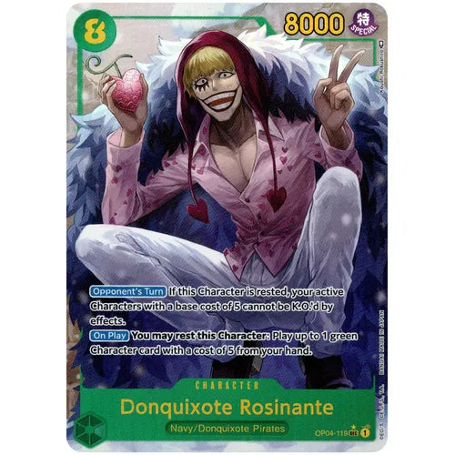 Donquixote Rosinante OP04-119 SEC (Alternative Art) - One Piece Card Game Awakening of the New Era - PokéBox Australia