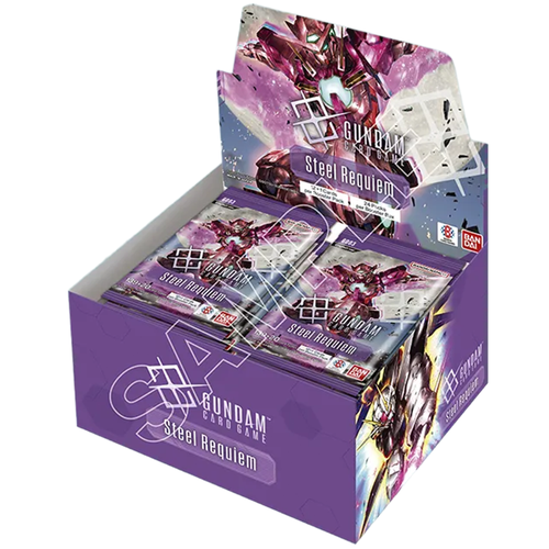 Gundam Card Game: Steel Reqiuem [GD03] 12x Booster Box [Sealed case] - PokéBox Australia