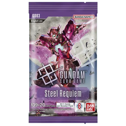 Gundam Card Game: Steel Reqiuem [GD03] Booster Pack - PokéBox Australia