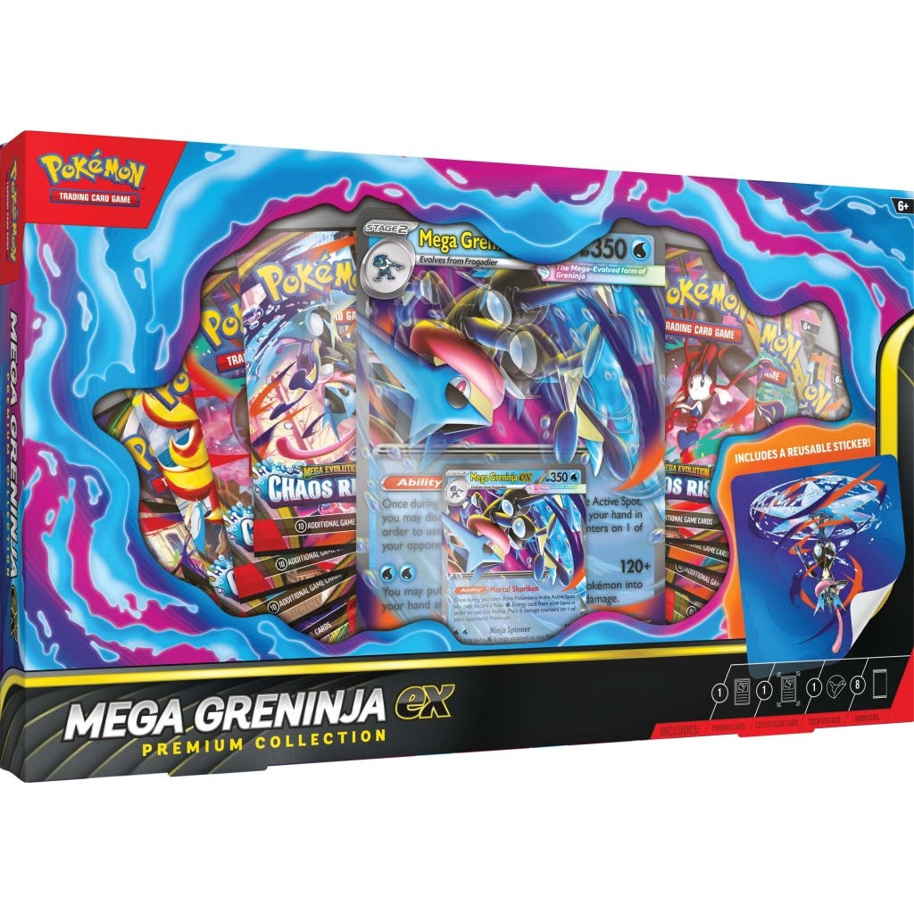 Pokémon TCG: Mega Greninja ex Premium Collection - PokéBox Australia