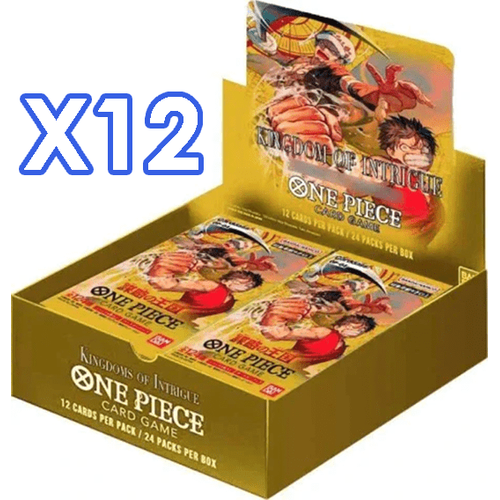One Piece Card Game - Kingdoms of Intrigue OP-04 Booster Box Sealed Case (12 Boxes) - English - PokéBox Australia