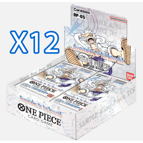One Piece Card Game - Awakening of the New Era OP-05 Booster Box Sealed Case (12 Boxes) - English - PokéBox Australia