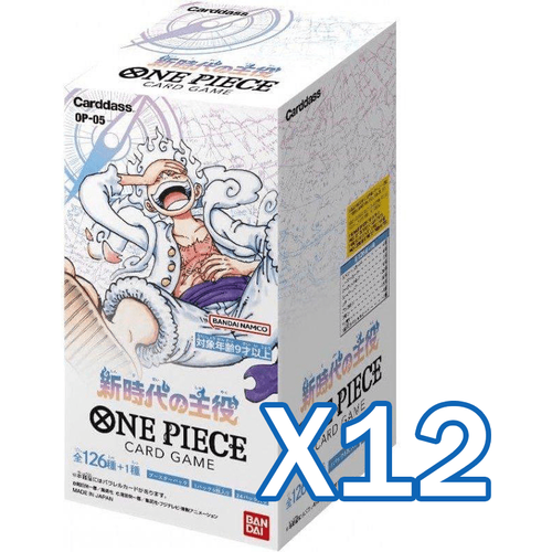 One Piece Card Game - Protagonist Of The New Generation OP-05 Booster Box SEALED CASE x12 [Japanese] - PokéBox Australia