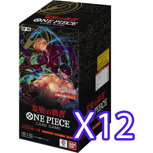 One Piece Card Game - Twin Champions OP-06 12x Booster Box (Sealed Case) [Japanese] - PokéBox Australia