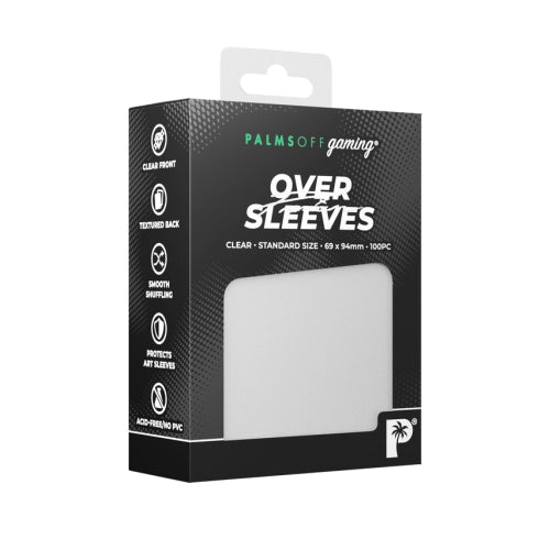Palms Off Gaming - Clear - Premium Over Sleeves 100pc - PokéBox Australia