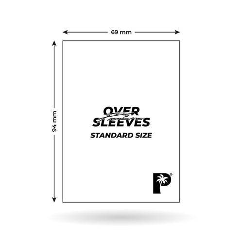 Palms Off Gaming - Clear - Premium Over Sleeves 100pc - PokéBox Australia