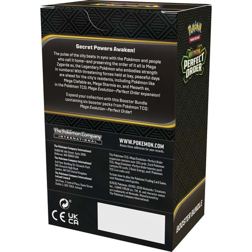 Pokemon TCG: Mega Evolution ME03 - Perfect Order Booster Bundle - PokéBox Australia