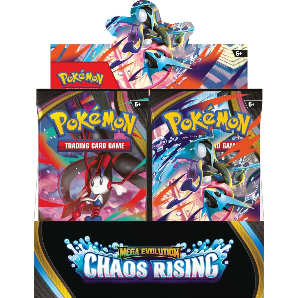Pokemon TCG: Mega Evolution ME04 - Chaos Rising Booster Box - PokéBox Australia