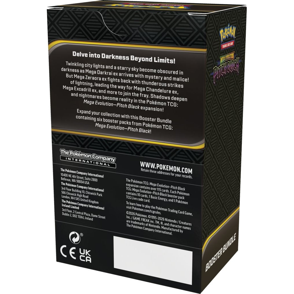 Pokemon TCG: Mega Evolution ME05 - Pitch Black Booster Bundle - PokéBox Australia