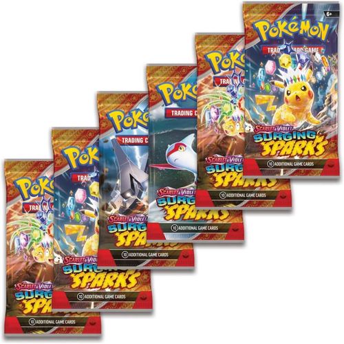 POKÉMON TCG Scarlet & Violet 8: Surging Sparks Booster Bundle - PokéBox Australia