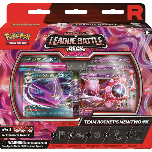 Pokémon TCG: Team Rocket’s Mewtwo ex League Battle Deck - PokéBox Australia