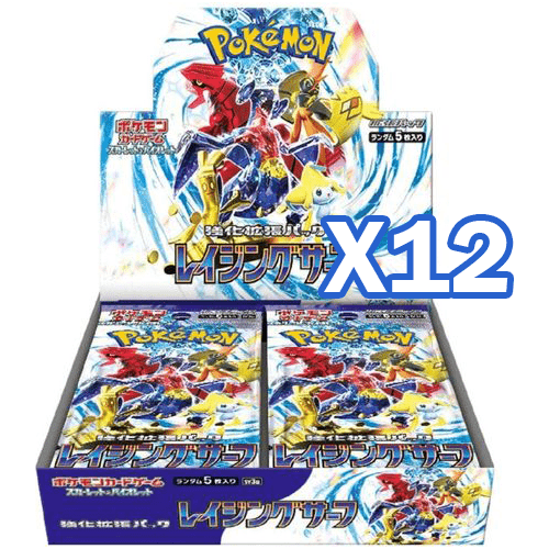 Raging Surf SV3A X12 Booster Box (Sealed Case) - Japanese Pokémon TCG - PokéBox Australia