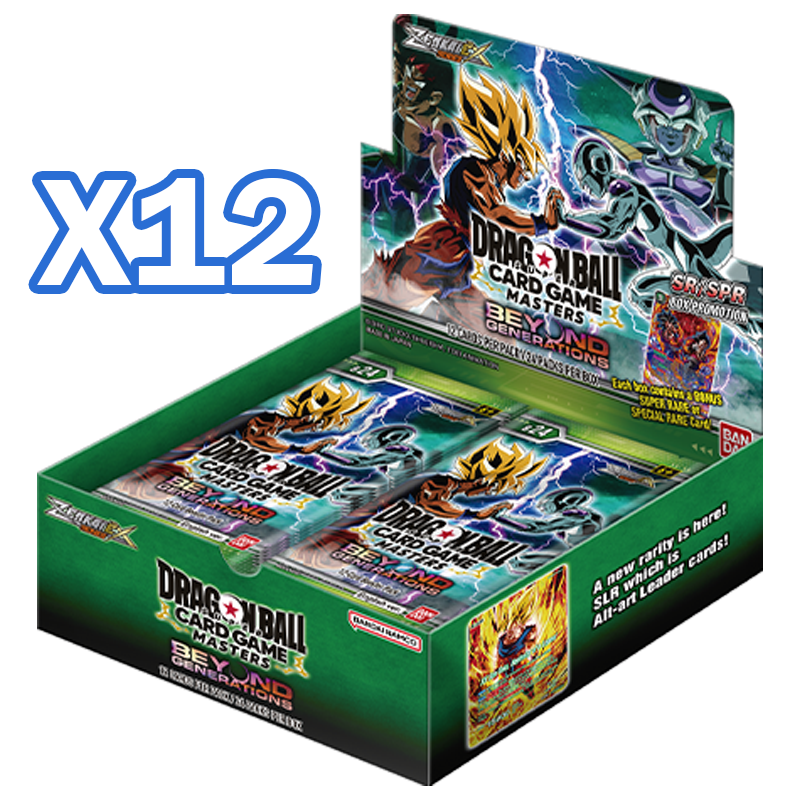 DRAGON BALL SUPER CARD GAME Masters Zenkai Series Set 07 BEYOND GENERATIONS [DBS-B24] Sealed Case 12x Booster Box - PokéBox Australia