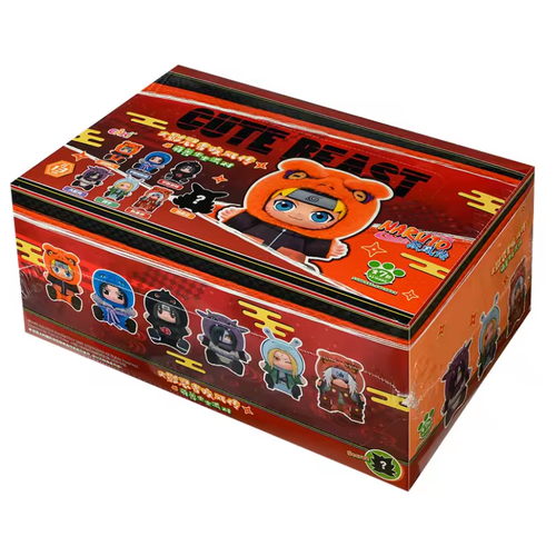 EAKI Top Toy - Naruto Shippuden: Beast Party Series Series 2 Plush Blind Box (Sealed Display x6)