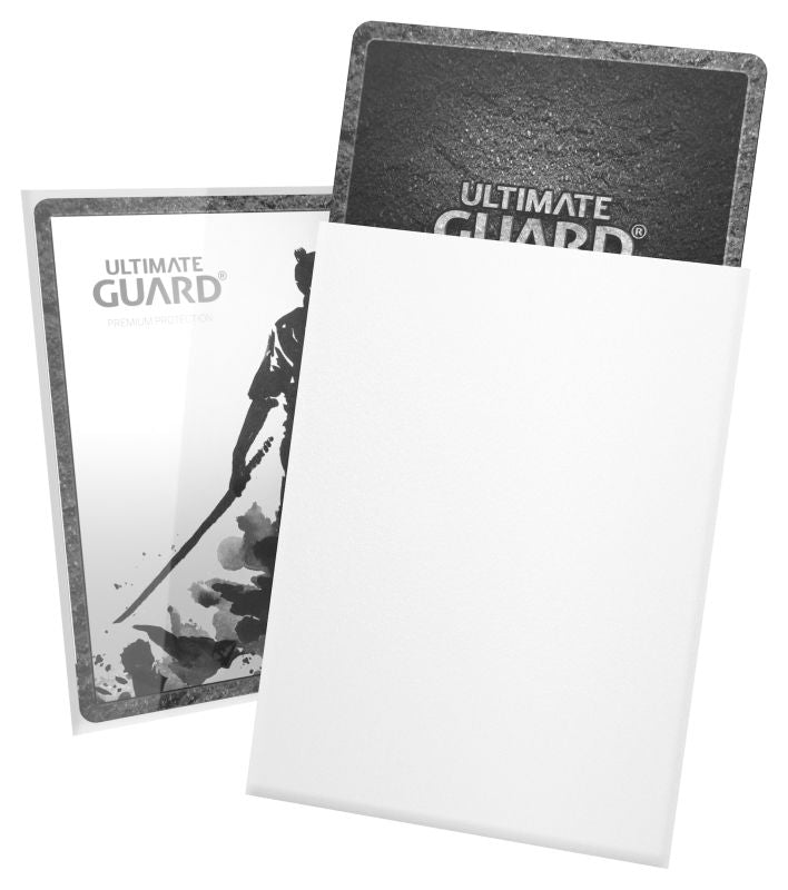 Ultimate Guard Katana Standard Size Sleeves White (100) - PokéBox Australia