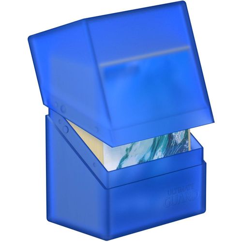 Ultimate Guard Boulder Deck Case 60+ Standard Size Sapphire Deck Box - PokéBox Australia