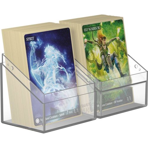 Ultimate Guard Boulder Deck Case 80+ Standard Size Clear Deck Box - PokéBox Australia