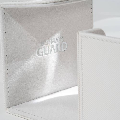Ultimate Guard Sidewinder 100+ Xenoskin Monocolor White Deck Box - PokéBox Australia
