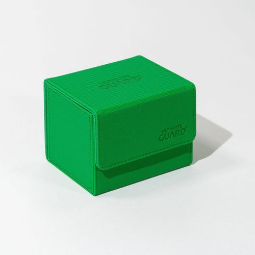 Ultimate Guard Sidewinder 100+ Xenoskin Monocolor Green Deck Box - PokéBox Australia