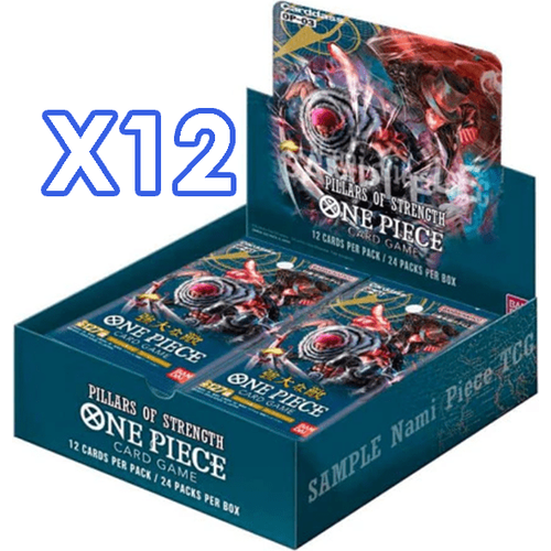 One Piece Card Game - Pillars of Strength OP-03 Booster Box Sealed Case (12 Boxes) - English - PokéBox Australia