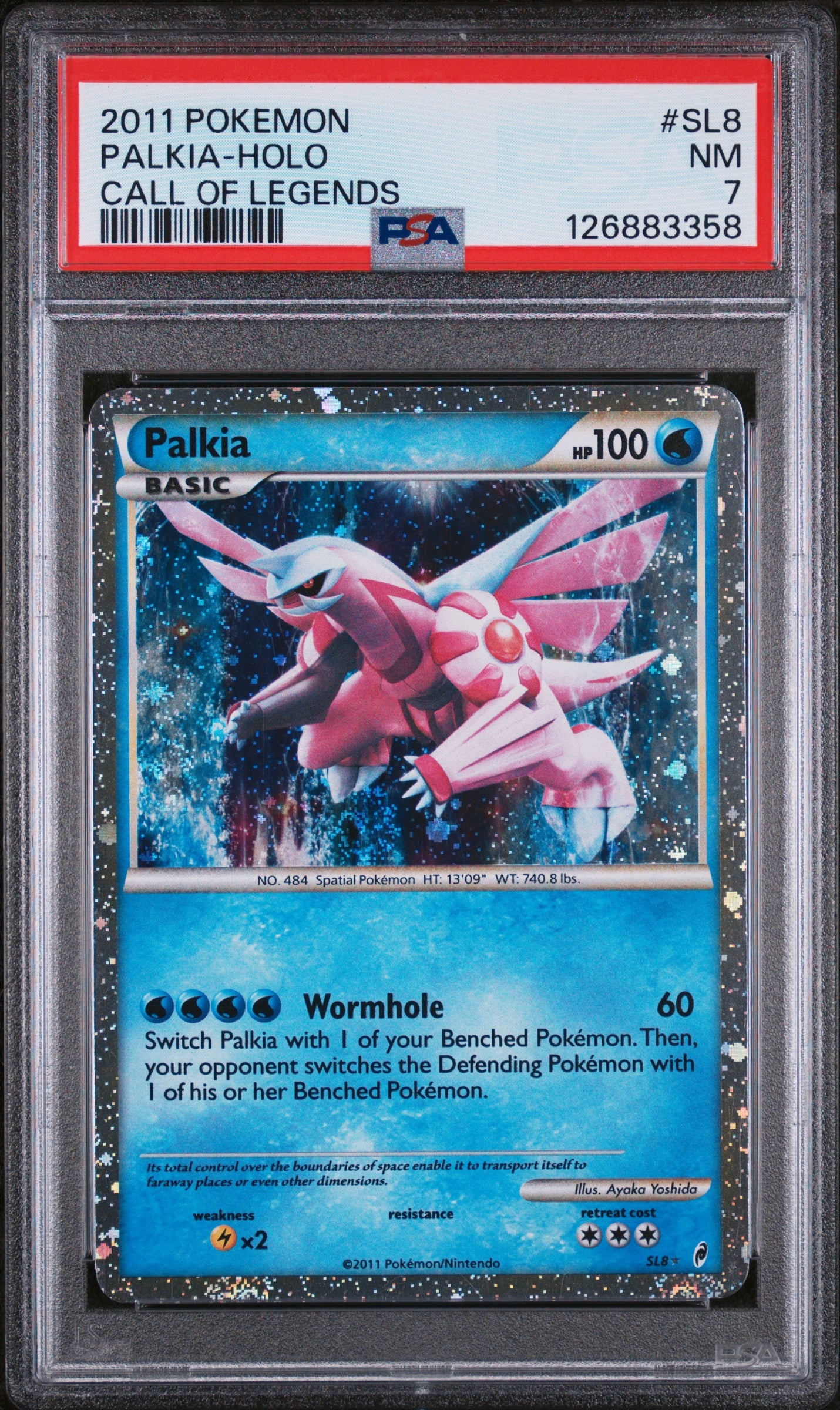 PSA NM 7 - 2011 POKEMON CALL OF LEGENDS #SL8 PALKIA-HOLO CALL OF LEGENDS - PokéBox Australia