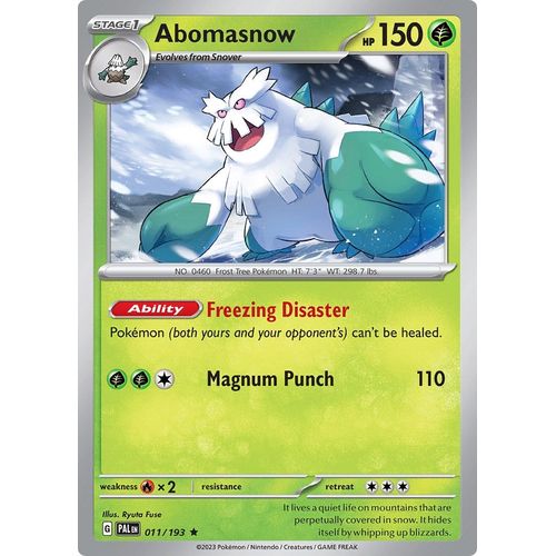 Abomasnow (011/193) [SV02: Paldea Evolved] - PokéBox Australia