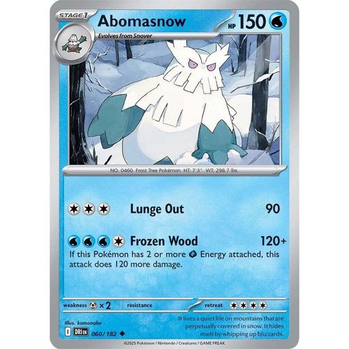 Abomasnow (060/182) (SV10: Destined Rivals) - PokéBox Australia