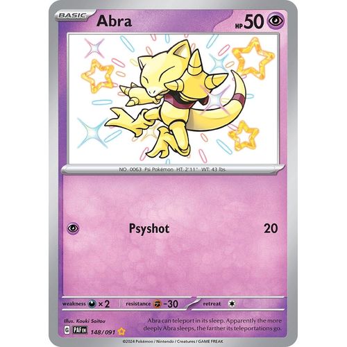 Abra (148/091) [SV: Paldean Fates] - PokéBox Australia