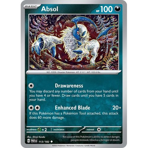 Absol (113/182) [SV04: Paradox Rift] - PokéBox Australia