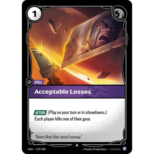 Acceptable Losses (179/298) (Origins) - PokéBox Australia