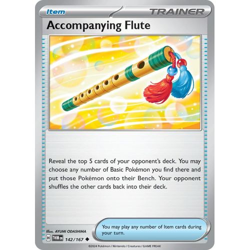 Accompanying Flute (142/167) [SV06: Twilight Masquerade] - PokéBox Australia
