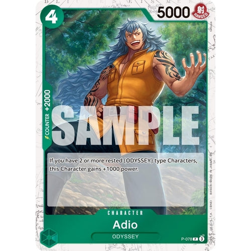 Adio (Pirate Foil) (P - 078) (Premium Booster - The Best - Vol. 2) - PokéBox Australia