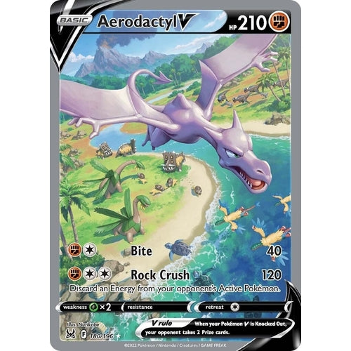 Aerodactyl V (Alternate Full Art) (180/196) (SWSH11: Lost Origin) - PokéBox Australia