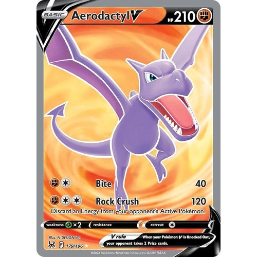 Aerodactyl V (Full Art) (179/196) (SWSH11: Lost Origin) - PokéBox Australia