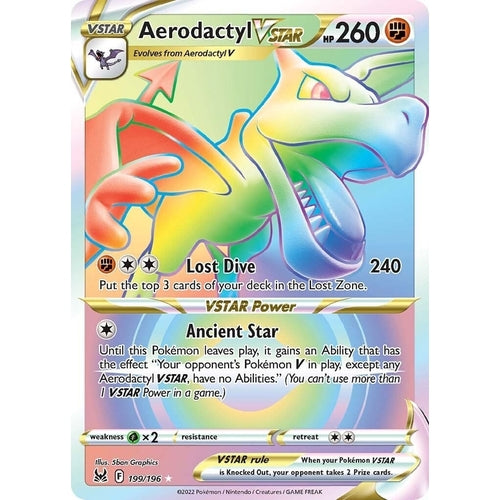 Aerodactyl VSTAR (Secret) (199/196) (SWSH11: Lost Origin) - PokéBox Australia
