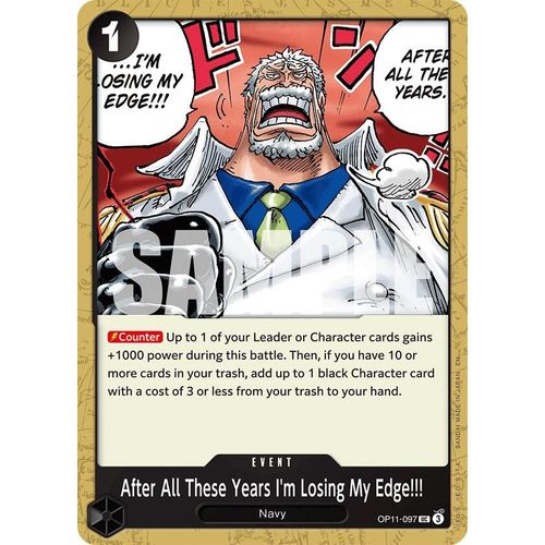 After All These Years I'm Losing My Edge!!! (OP11 - 097) [A Fist of Divine Speed] - PokéBox Australia