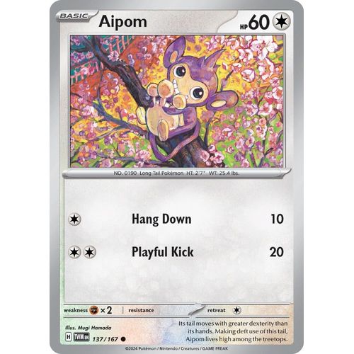Aipom (137/167) [SV06: Twilight Masquerade] - PokéBox Australia