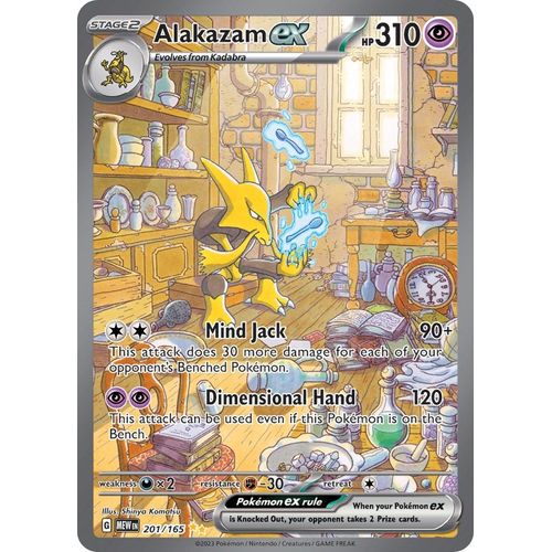 Alakazam ex (201/165) [SV: Scarlet & Violet 151] - PokéBox Australia
