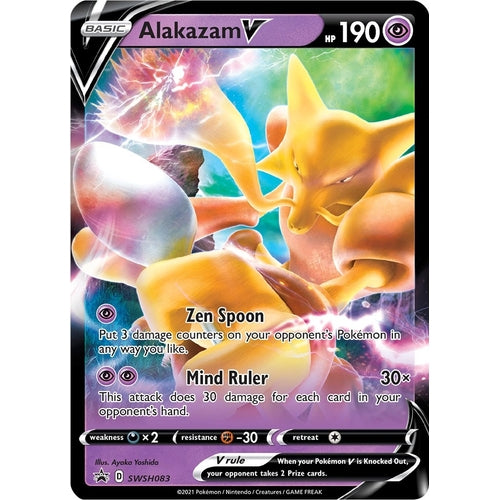 Alakazam V - SWSH083 (SWSH083) (SWSH: Sword & Shield Promo Cards) - PokéBox Australia