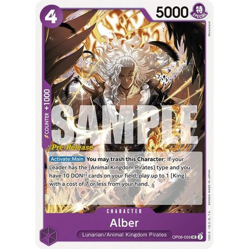 Alber (OP08 - 059) [Two Legends Pre - Release Cards] - PokéBox Australia