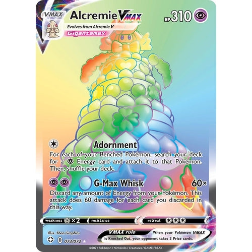 Alcremie VMAX (Secret) (073/072) (Shining Fates) - PokéBox Australia
