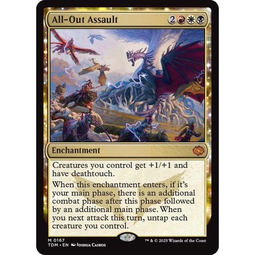 All - Out Assault (167) (Tarkir: Dragonstorm) - PokéBox Australia