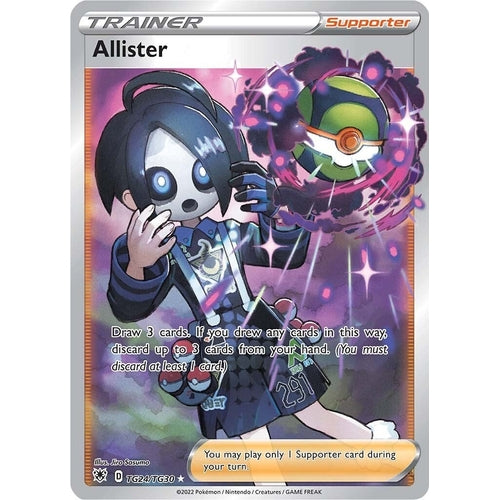Allister (TG24/TG30) (SWSH10: Astral Radiance Trainer Gallery) - PokéBox Australia