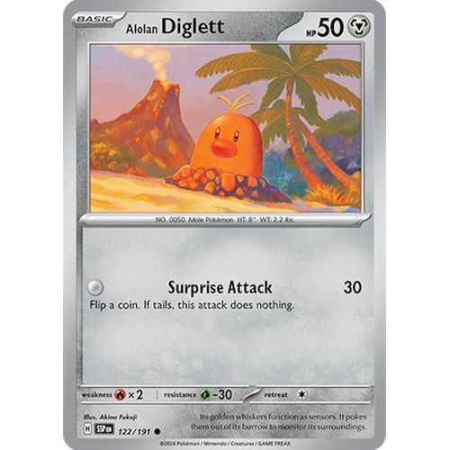 Alolan Diglett (122/191) [SV08: Surging Sparks] - PokéBox Australia