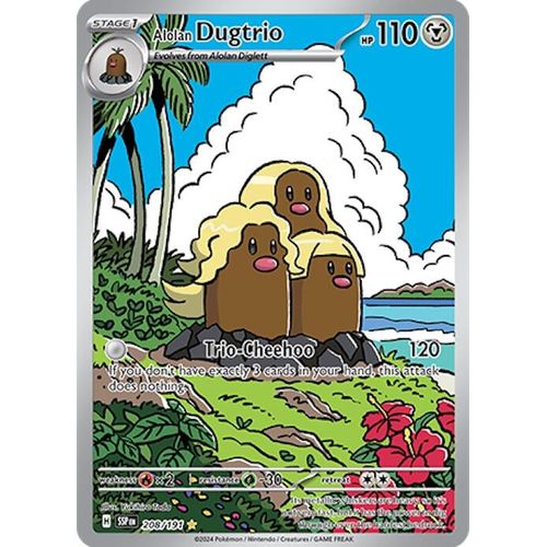 Alolan Dugtrio (208/191) [SV08: Surging Sparks] - PokéBox Australia
