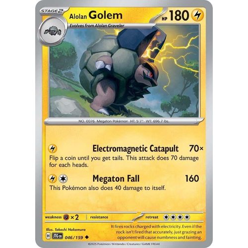 Alolan Golem (046/159) (SV09: Journey Together) - PokéBox Australia