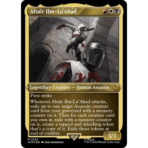 Altair Ibn - La'Ahad (Foil Etched) (225) [Universes Beyond: Assassin's Creed] - PokéBox Australia