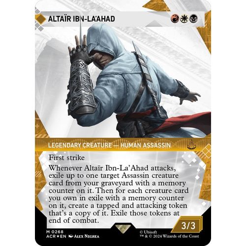 Altair Ibn - La'Ahad (Showcase) (Textured Foil) (268) [Universes Beyond: Assassin's Creed] - PokéBox Australia